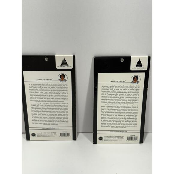 2 Craft Smith Capitol Chic Designs Plans Goals + Animal Print Work Sticker Book - Picture 2 of 5